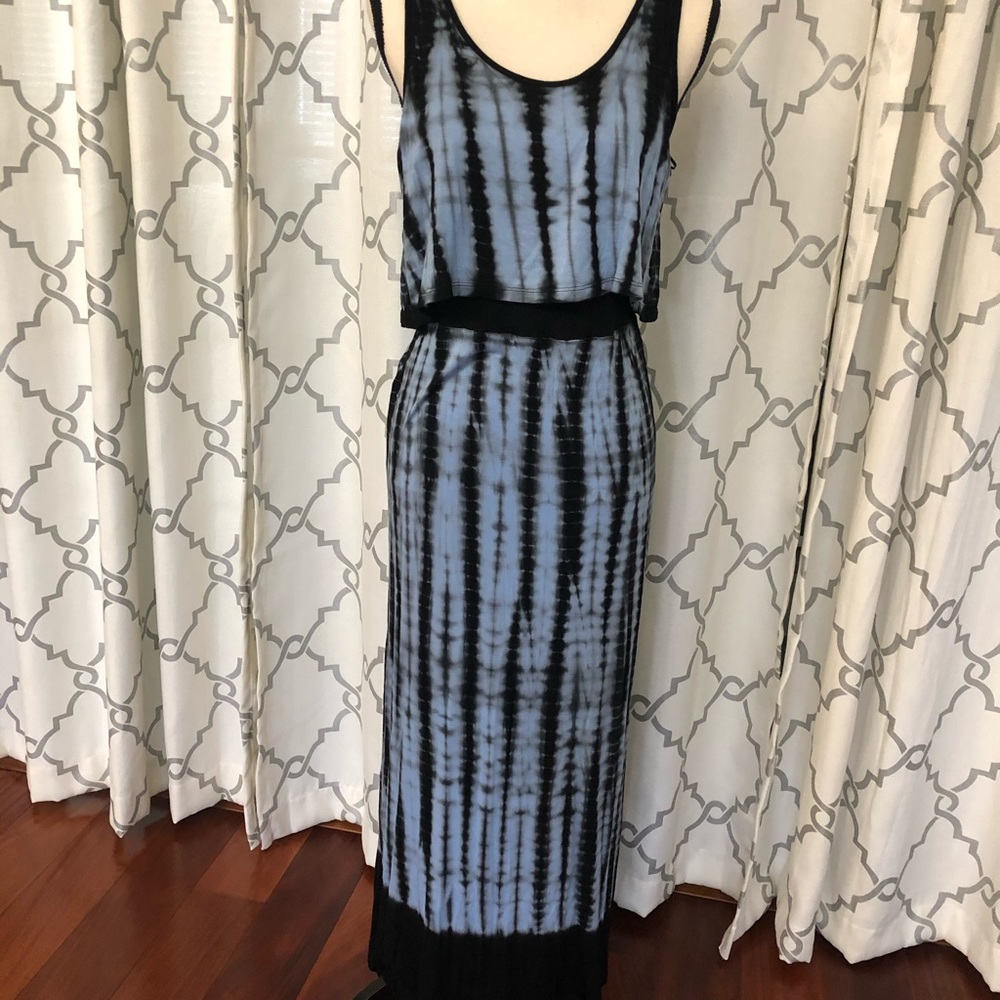 Tye dye maxi dress size M